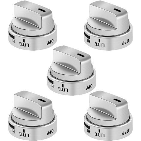 Lot de 5 boutons de brûleur de cuisinière AEZ73453509 pour cuisinière à gaz LG LDG3035ST, remplace AEZ72909008 AP5669773 2347547 PS7321756 (1/5)