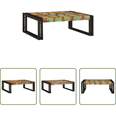 Badregal - Badregal mit Regal Mehrfarbig 65 x 50 x 23 cm Massives Altholz (1/5)
