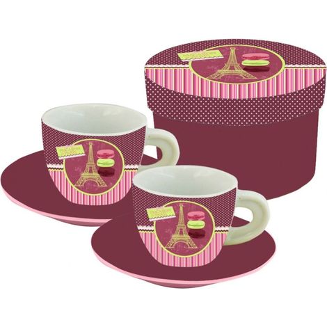 Set Expresso Macaron
