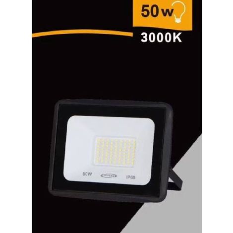 Trade Shop - LICHT-LED FAR 50 WATT 4500 LM IP65 SCHWARZER WARMFOLD NATÜRLICH EK02-50W-N -
