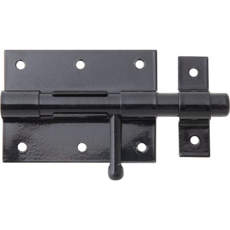 Verrou Box Bouton D14mm Noir Verrou à Bouton Pour Caisse Ou Box -