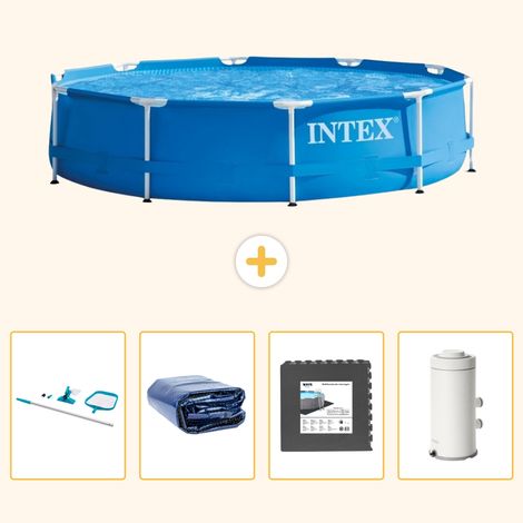 Intex Piscine Tubulaire Ronde - 366x76 cm - 5-pièces S43 (1/5)
