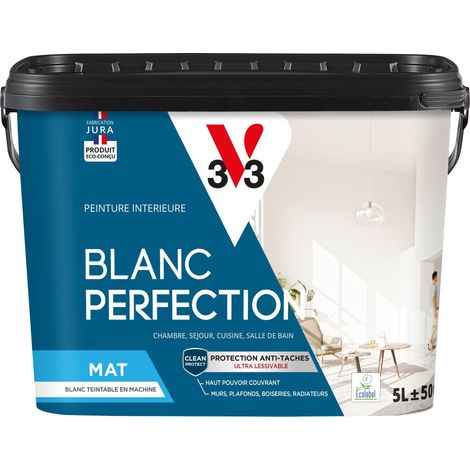 Peinture intérieure Blanc Perfection® V33 Blanc Mat 5L