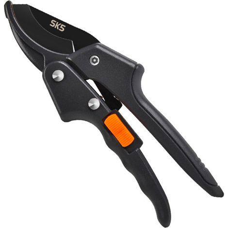 Gartenschere, Schere für schwache oder arthritische Hände, 2,5 cm Schnittkapazität, ergonomischer Griff (mit Seilzug - kraftsparend) (1/4)