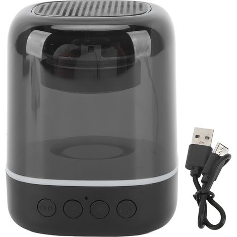 Enceinte Bluetooth Mini Portable avec Éclairage RGB, Haut-parleur Woofer et Connexion Bluetooth 5.0