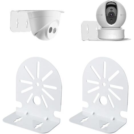 BUNTHAUS Support Mural en métal Massif pour Caméra IP dôme et Bullet, sans Fil WiFi PT, systèmes de sécurité intérieurs et extérieurs, Compatible avec, Ezivz, Tapo, etc (1/5)