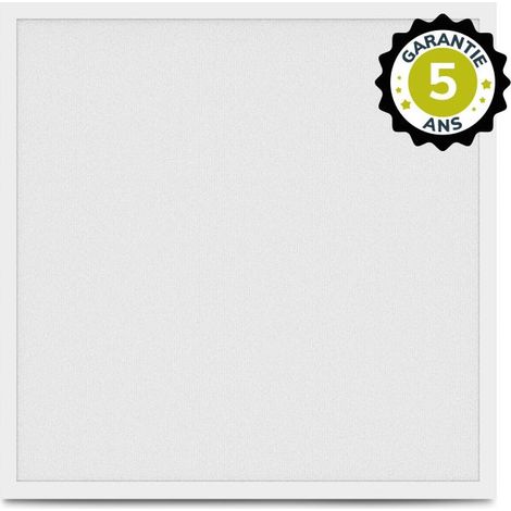 Dalle LED Blanc PMMA 595x595 28W 4000K Prismatique - Garantie 5 ans Miidex Lighting® (1/4)