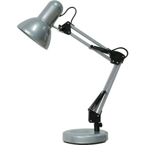 Lampe de table Rabalux 4213 Samson, E27, argent, standard, 49 cm (1/5)