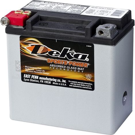 BATTERIA DEKA ETX14 AGM/ERMETICA 12V 12AH 220AEN