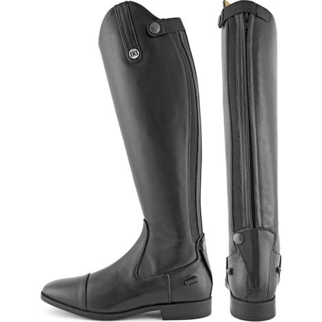 46, Schwarz: Vive Wettkampfstiefel aus Leder mit Reißverschluss und Gummizug (1/5)