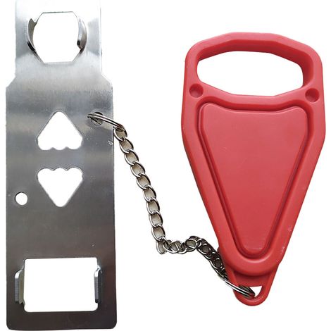 Butée de porte à double usage, verrou de porte portable adapté aux hôtels et maisons d'hôtes (1/5)
