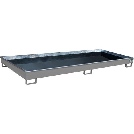 Bauer Südlohn Bac à étagère avec insert PE RW 3300-1 PE, laqué, gris souris