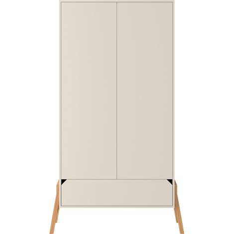 Schrank mit 1 Schublade und 2 Türen, Kaschmir, 199cm