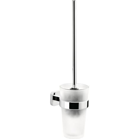 tesa WC-Garnitur Elegaant Metall und Milchglas, chrom WC-Garnitur (1/5)