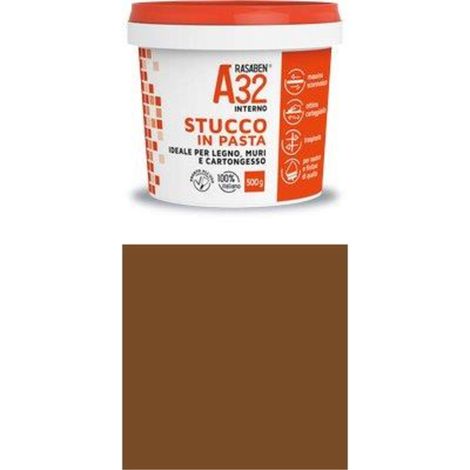 STUCCO PASTA LEGNO A32 K2 RASABEN - MOGANO KG 0,5 - 6 pezzi