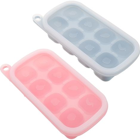 jojofuny Bacs à Glaçons en Silicone 2pcs avec 8 Compartiments (1/5)