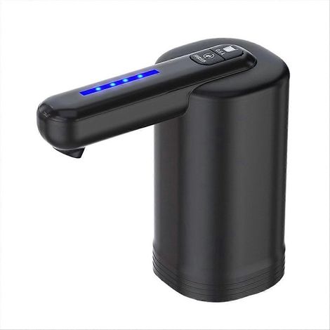 Wasserspender für 5-Gallonen-Wasserflaschen, USB-aufladbar, schwarz (1/5)