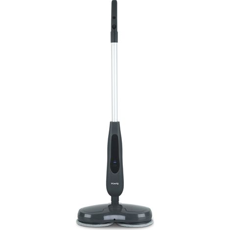 H.Koenig Mopa Électrique Sans Fil LST70, Balayette Antipoussière, Capacité de 250 ml, Lumière LED, Silencieuse, pour Bois Dur et Carrelages, 4 Lingettes (1/2)