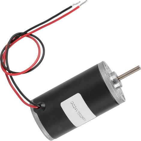 31ZY Permanentmagnet-Gleichstrommotor mit Kohlebürsten, Rechts-/Linkslauf (24 V, 3500 U/min) (1/5)