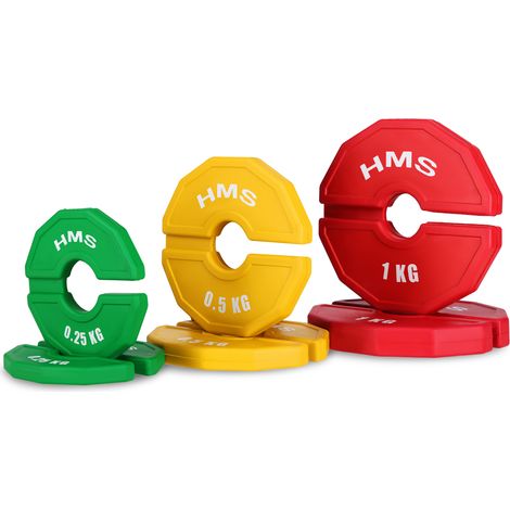TSN25-Hantelscheibe für Kraft- und Fitnesstraining, Overlay-Typ 2 x 0,25 kg HMS (1/5)