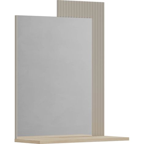 Miroir moderne gris cachemire Lucenza