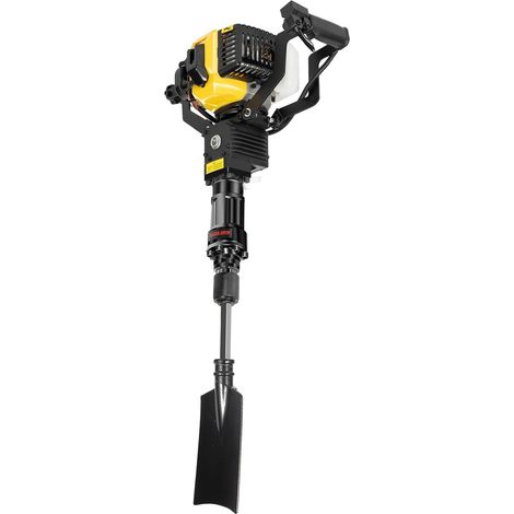 Pelle à essence 52 cc 2 2 temps 6500 tr/min avec réservoir de carburant de 1,3 l, portable jardin arbre Digger pour jardins, fermes, buissons de jardin 1500 fois/min