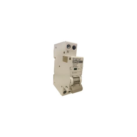 Digitale 01002 Interruttore magnetotermico 1P+N 2A 230V curva C 4,5kA