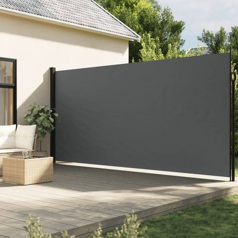 Store banne Store extérieur Auvent latéral rétractable anthracite 220x600 cm CFW41821 (1/5)