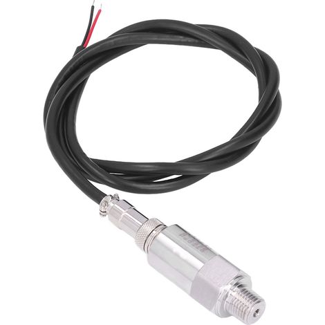 Transmetteur de pression LEFOO 0-16 bar, sortie 4-20 mA, raccord NPT 1/4, connecteur aviation T2000, haute précision, universel (1/5)