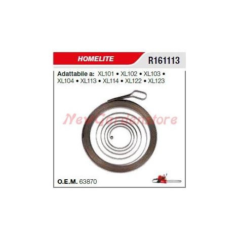 Molla avviamento HOMELITE motosega XL101 102 103 104 113 114 122 123 R161113
