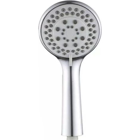 Pommeau de douche à main à 5 jets - Argenté - Installation facile (1/5)