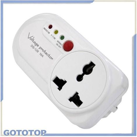 Protecteur De Tension - 2500 W - 16 A - Pour Réfrigérateur - Protection Contre Surtensions Et Baisse De Tension - 1 Pièce (1/5)