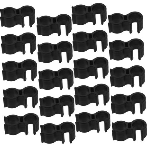 Support de pommeau de douche Healeved (lot de 20) pour siège de baignoire, cadre d'accoudoir, pince pour tube d'aide à la mobilité en plastique (1/5)