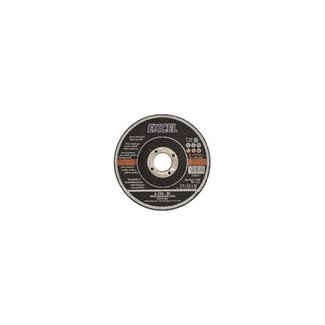 DISCHI DA TAGLIO E DA SGROSSO CENTRO DEPRESSO PER FERRO Ø MM.115- - ø mm.115x6,4 foro 22,2 da sgrosso per ferro - 25 pezzi EXCEL