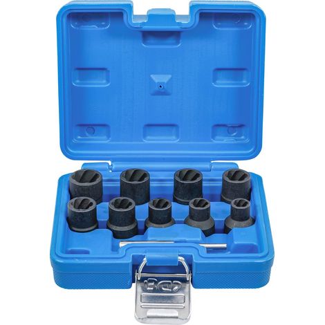 BGS TECHNIC Spiralsteckschlüssel-Satz - Schraubenabzieher - 12,5 mm - 10 Stück - 5266 (1/5)