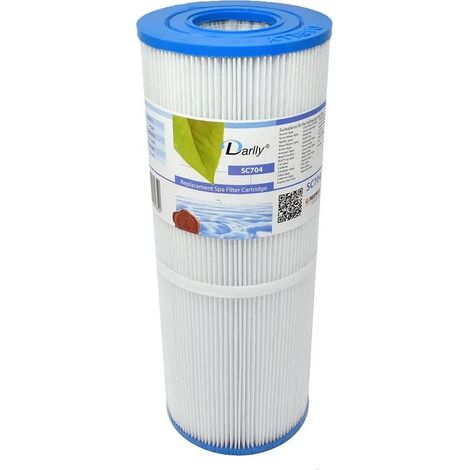 Filtre pour spa SC704 Cartouche de filtre de piscine Hauteur 340 mm Diamètre 130 mm Finesse de filtration 25 Sq Ft Darlly (1/4)