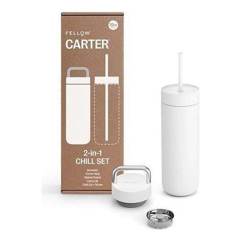 Fellow Carter Chill Mug Isotherme Blanc Mat 591 ml