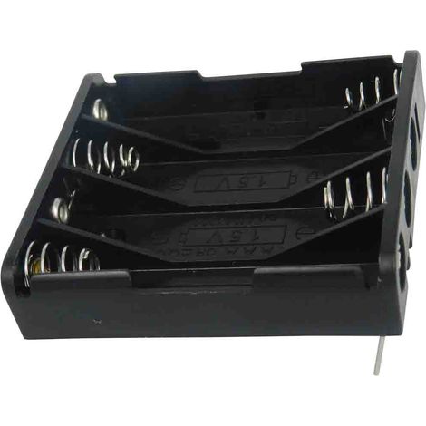 Porte-pile 4 x RS PRO AAA ( Prix pour 1 )