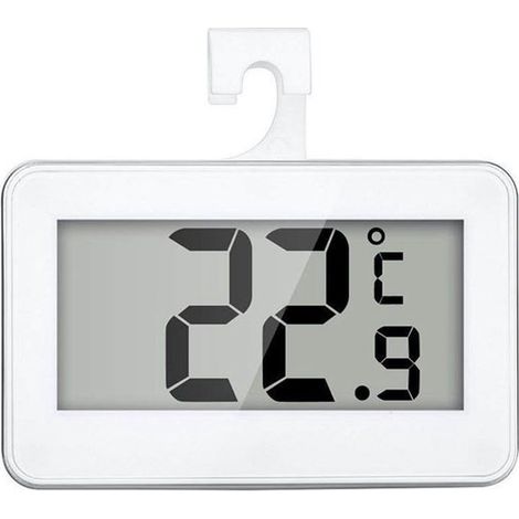 Digitales Mini Kühlschrankthermometer Wasserdicht Weiß (1/5)