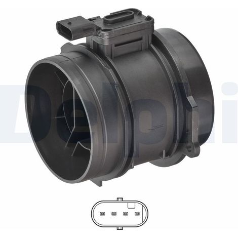 Débitmètre de masse d'air DELPHI AF10771-12B1 SKODA 03N906461