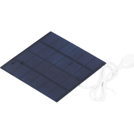 Panneau solaire 1.5W 6V chargeur solaire bricolage pour projet scientifique application électronique 110x110mm (1/5)