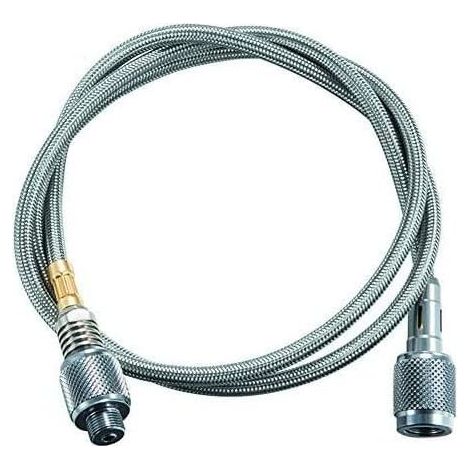 Réchaud de camping portable, adaptateur de tuyau de gaz plat, convertisseur pour usage en plein air, dimensions 107 x 1,9 x 1,9 cm (1/5)