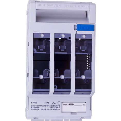 Interruptor fusible 3P 160A NH00 LT056