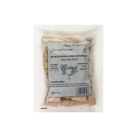 Bouchonnerie Jocondi Tappi di sughero naturale 50 pz
