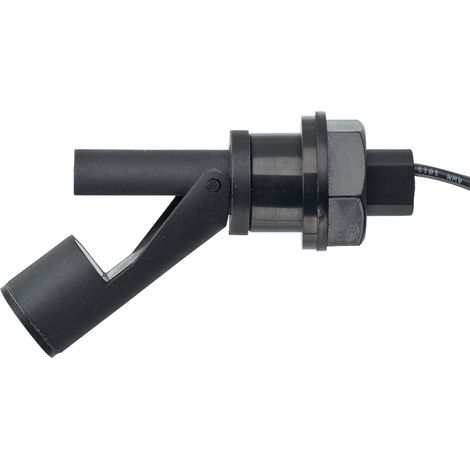 Rs Pro – Capteur de niveau à flotteur externe horizontal – Sortie 1 NO – Nylon – Câble 1m pour applications industrielles – Température -20°C à +75°C