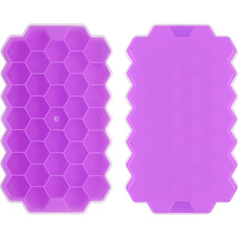 Bacs à glaçons empilables pour congélateur, moules à glaçons en silicone, démoulage facile (1/5)
