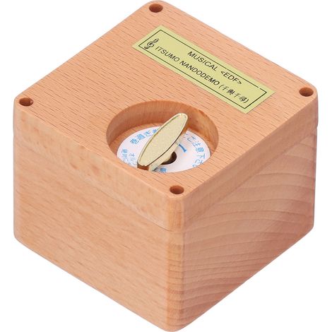 Retro-Spieluhr aus Holz, ideales Geschenk zu Weihnachten, Neujahr oder zum Geburtstag, für Freundin oder Geliebte, mit melodischer Musik. (1/5)
