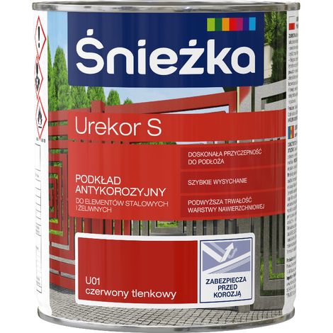 Śnieżka Urekor S Rotoxid-Korrosionsschutzgrundierung 0,8 l (1/2)