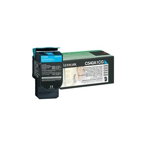 Lexmark C54x, X54x Cyan Return Programme Toner Cartridge (1K) cartuccia toner 1 pz Originale Ciano