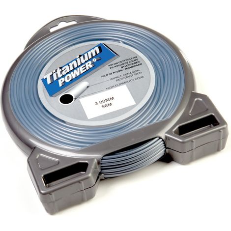 Fil débroussailleuse Rond 3 mm x 56 m Titanium Power (1/5)
